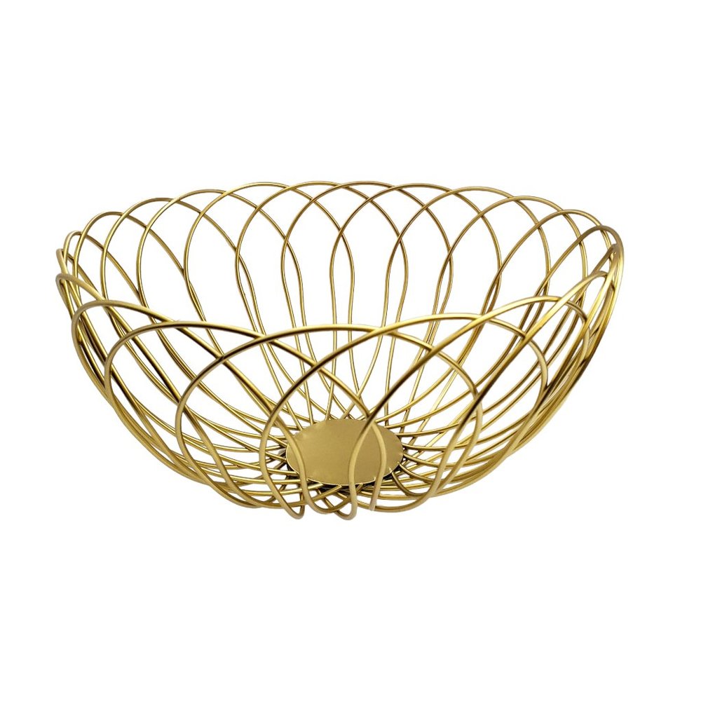 Gold Metal Decorative Bowl
